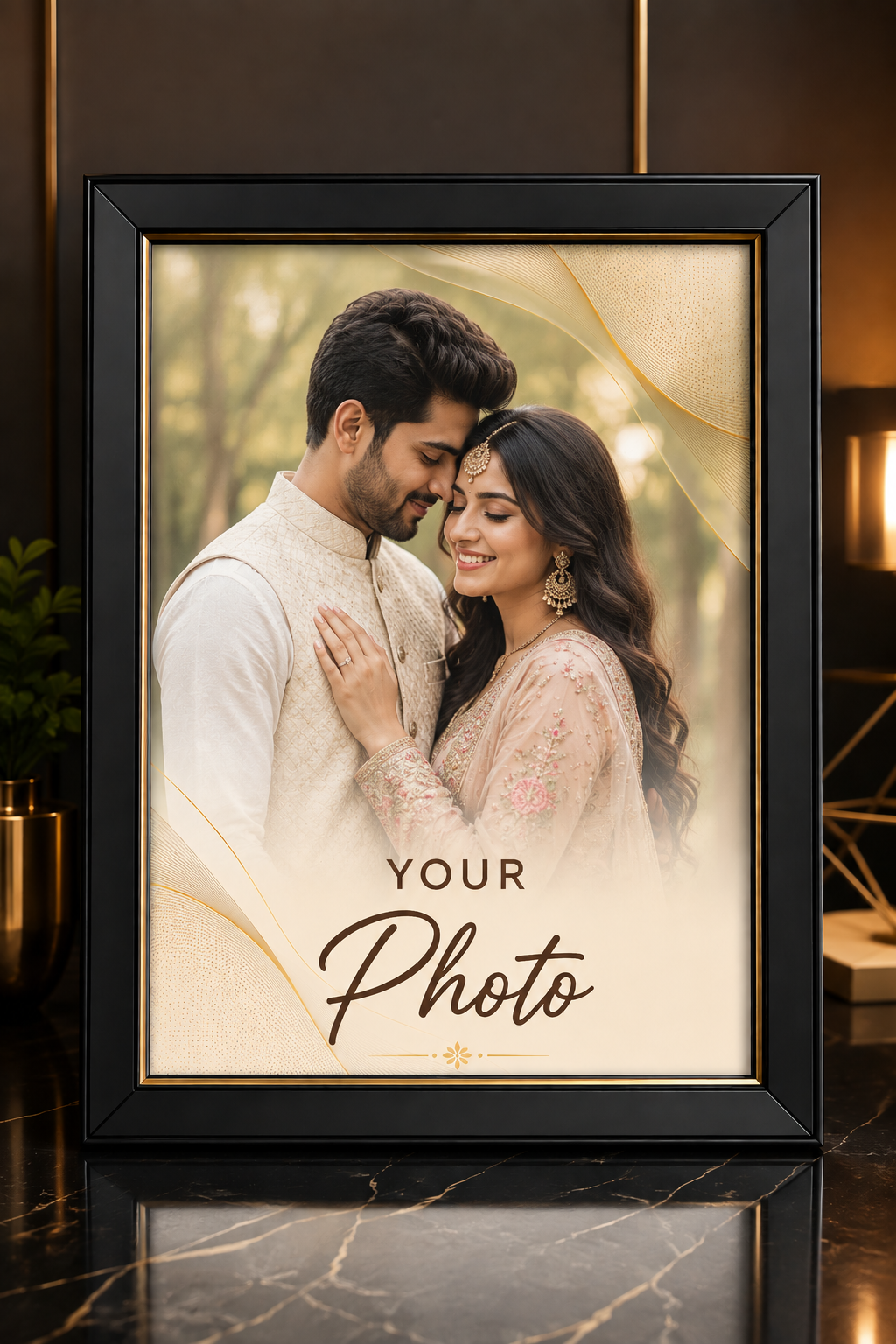 Personalized Photo Frame 12×18 Inch | Custom Photo Wall Frame | Anniversary Birthday Wedding Gift - Image 4